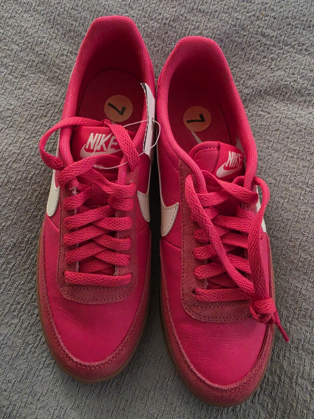 Nike Women's Pink Classic Low-Top Sneakers